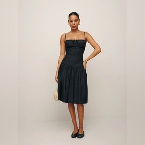 Reformation Analise Black Dress